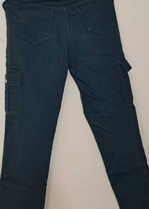 blue Cargo Pants