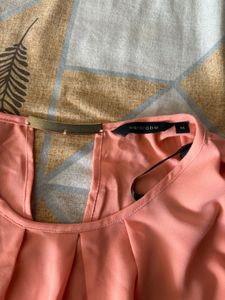 Peach Bell Sleeve Top