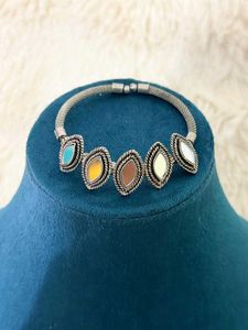 🌟Trending Oxidised Mirror Hasli Bracelet🌟