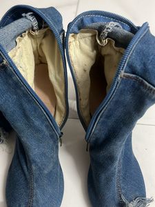 Denim Thigh-High Boots 36 size  eur -36
