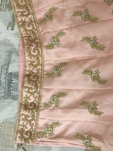 Beautiful Peach Lehenga Choli Set