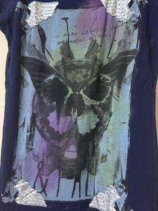 Dark Blue Gothic T-Shirt