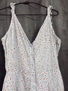 Blue Floral Jumpsuit