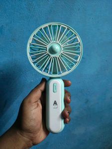 blue mini fan