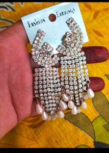 Sparkling Crystal Drop Earrings