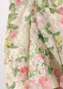 Floral Lace Puff Sleeve Top