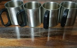 Steel Tea Cups With Handle And Heat Proof