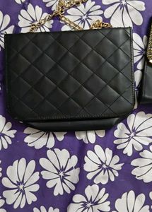 Beautiful  Black Golden Party Sling