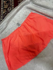 Bright Orange Bikini Bottom skort