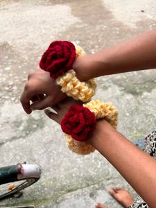 Handmade Rose Gajra 🌹🎀🫶🏻