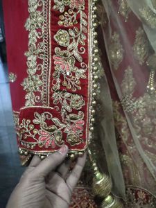 Red &amp; Gold Bridal Lehenga