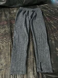 Pleated Slim Warmer pants