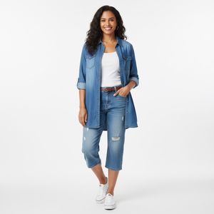 Once-worn Denim Button-Down Shirt