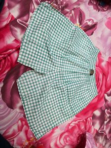Men's Green Gingham Boxers