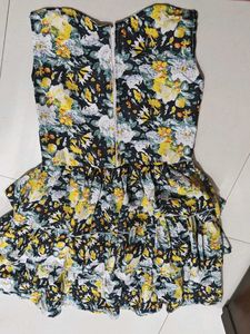 Floral Tiered Ruffle Dress