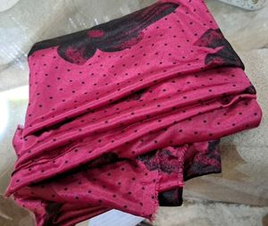 Vintage Pink Floral Print Fabric