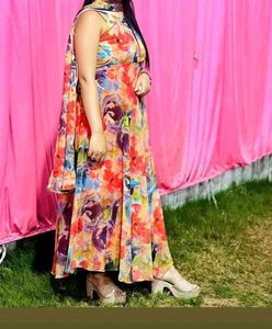 Floral Print Kurta Set