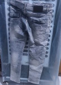 ⭐ “Trendy Grey Denim Jeans | Stylish Casual Wear |