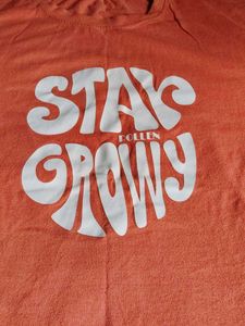 237. Orange oversized tshirt