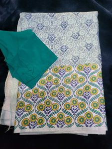 Beautiful tissue saree