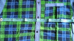 Green &amp; Blue Plaid Shirt