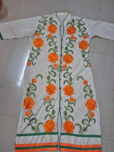 Floral Embroided Pure Kashmiri Kurta