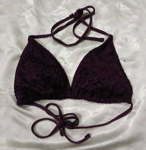 Stylish Purple Bikini Top