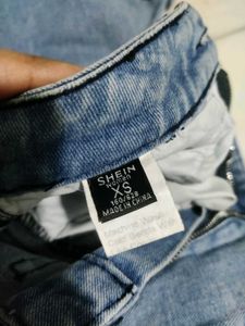 Wide Leg Light Wash Denim Jeans
