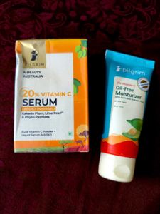 Pilgrim Vitamin C Serum & Moisturizer