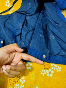 Blue &amp; Pink Brocade Lehenga Choli