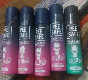 Pee Safe Toilet Seat Sanitizer Spray Combo