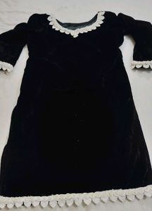 Black Velvet Kurta