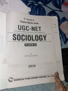 Sociology UGC NET Book