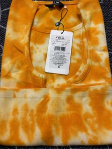 Tie-Dye Ribbed Knit Top