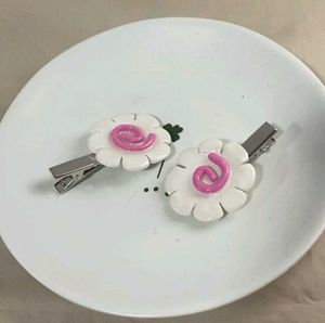 Cute Handmade Hair Clips (Set of 3)