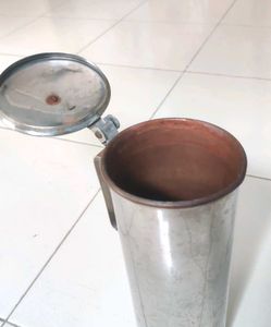 Vintage Stainless Steel Water Pitcher