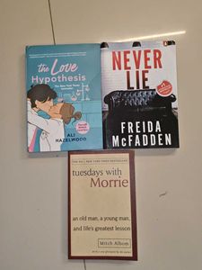 3 Books: Tuesdays with Morrie, Never Lie, The Love