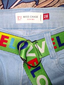 Miss Chase Light Blue Jeans | High Waist