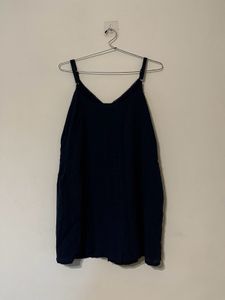 navy blue dress top