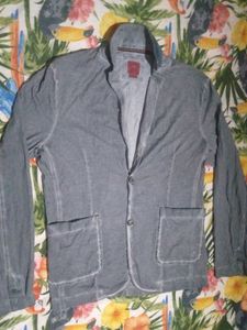 women's Grey Casual Blazer
