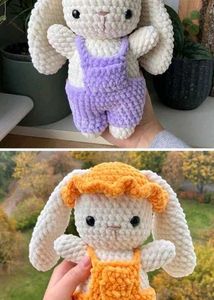 Handmade Crochet Bunny Plush