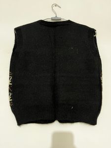 Vintage Patterned Sweater Vest