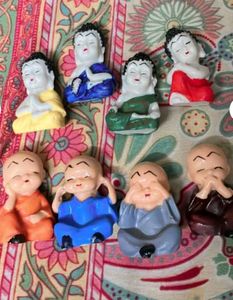 Colorful 8 Piece Laughing Budha...