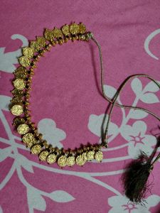 Gold Coin Necklace &amp; Earrings Set