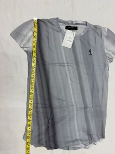 Stylish Men's Grey Graphic T-Shirt