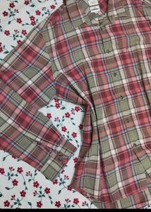 Cute Cozy Plaid Long Sleeve Button-Up Shirt