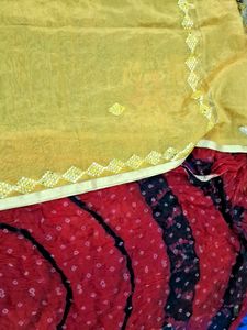 Embellished Yellow Dupatta