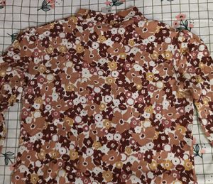 Floral Print Mini Dress