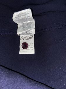 Satin Elegant Navy Blue Shirt