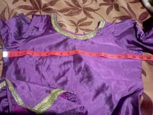 Purple Ethnic garara